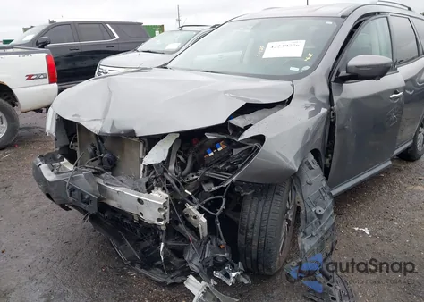 2019 Nissan Pathfinder Sl из США, поврежденный, VIN 5N1DR2MN7KC643693